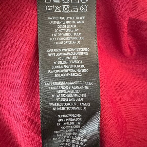 NWT XS (14) City Chic Maxi One Dream Deep Red High Low Dress - Picture 16 of 16